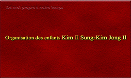 Organisation des enfants Kim Il Sung-Kim Jong Il 